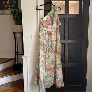 David’s Bridal One-Shoulder Bridesmaid Dress